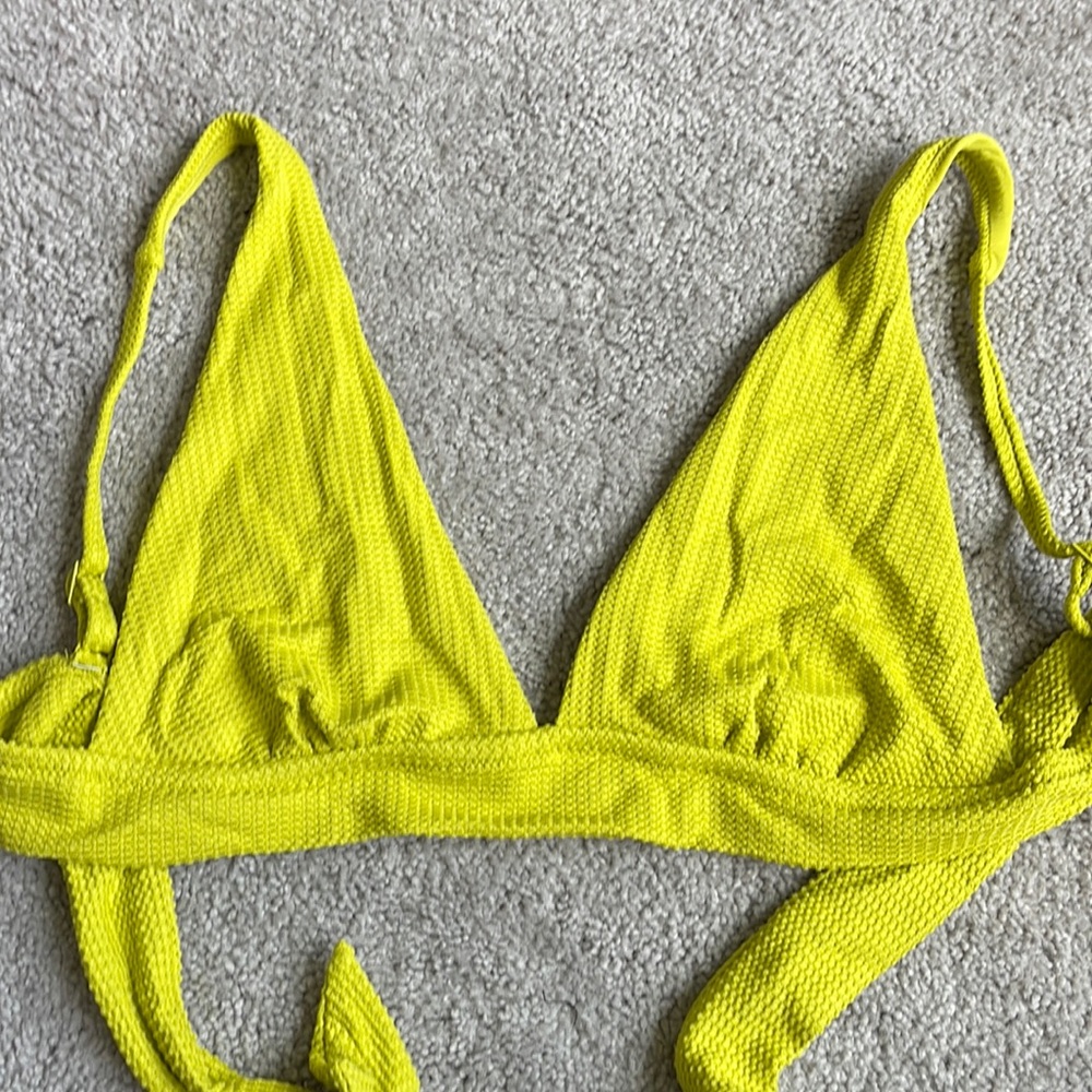 Yellow Green Swim Top